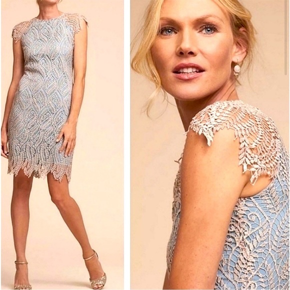 BHLDN Mignon Doo Pierre Lace Cocktail Dress - Picture 1 of 6